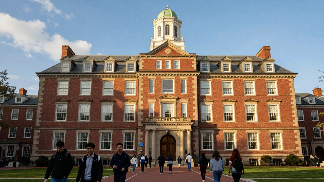 Exterior view of Harvard Medical School building