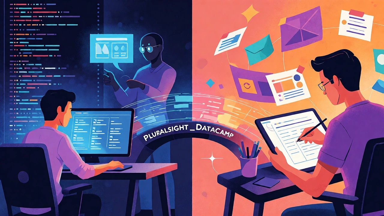 Developer and designer using niche platforms for career skills and portfolios